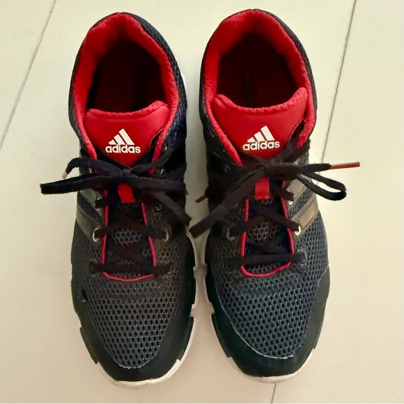 Adidas Men’s Climacool Red Black White Mesh Running Shoes 10 - Picture 1 of 5